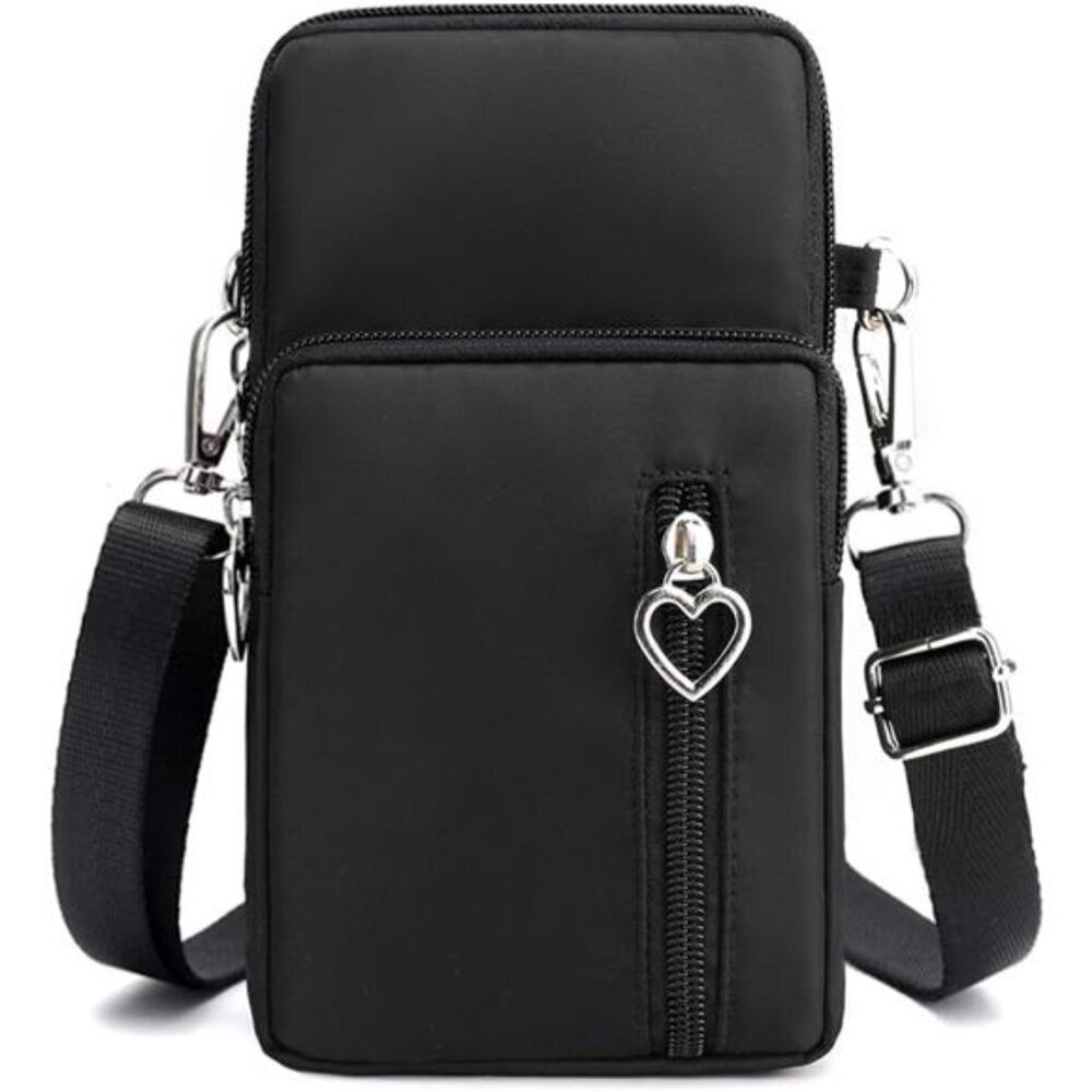 Small crossbody bag for women mini phone purse nylon wallet travel shoulder bag